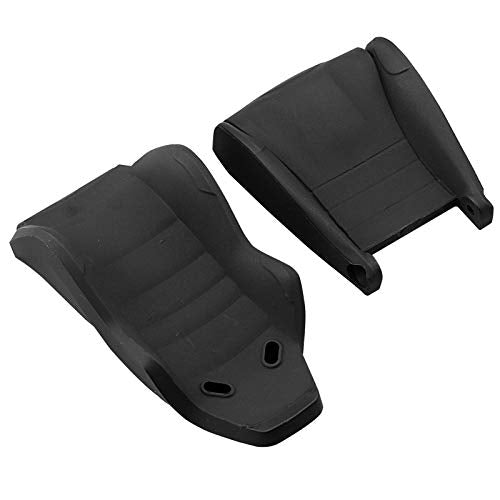 HobbyPark Scale Hard Plastic Seats (3.5x 1.9 inch) for 1/10 RC Crawler Car (Set of 2) (Black)