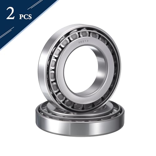 2 Pack 30213 Tapered Roller Bearing Cone and Cup Set | 65mm Bore 120mm OD 25mm Cup Width, Chrome Steel Wheel Bearings, ABEC-3 - size: 30213