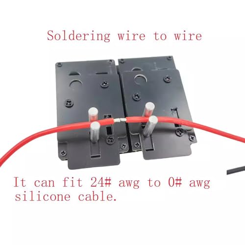 Remote Controls Soldering Station Jigs Welding Insulate Station for XT90 EC5 EC3 T-plug XT30 0-24AWG Silicone Wire Clamp