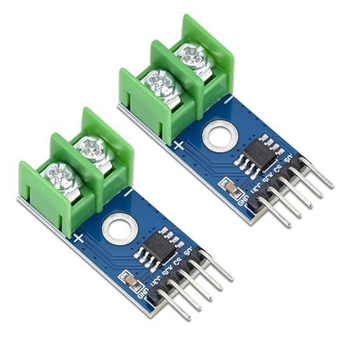 Podazz 2pcs MAX6675 DC 3-5V Module Temperature Sensor Module Thermocouple Analog to Digital Converter K Type SPI Interface