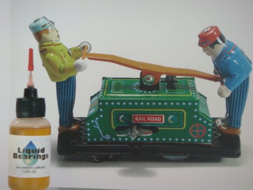 100%-synthetic oil for wind-up toys, restores sticky or frozen mechanisms!!