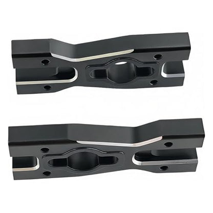 7075 Aluminum Body Mount Cross Bar for Losi 1/18 Mini LMT 4X4 Truck (Black) | Brushed Monster Truck,Upgrade Parts,LOS01026 Compatible,CNC Machined,High Strength,Lightweight,Precision Fit - color: Black
