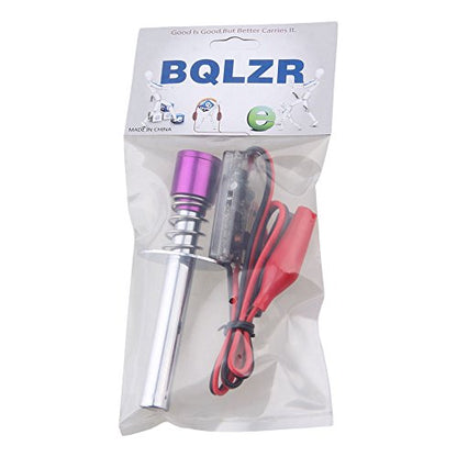 Metal Purple Upgraded 6V -24V Electronic Glow Plug Starter Igniter Replacement for Nitro RC Car