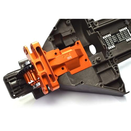 GPM Aluminum 7075-T6 Rear Upper Bulkhead for TRAXXAS XRT X-Maxx 8S Monster Truck (Black) - color: Black