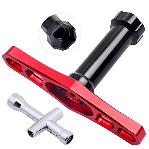 Hobbypark 17mm Wheel Hex Hubs Wrench RC Wheel Wrench Spanner Repair Tools for 1:8 1/10 Scale RC Car Truck Off Road Buggy Rock Crawler Touring Drift