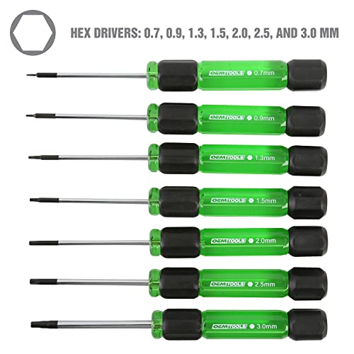 Precision Hex Driver Set - 7 Piece - style: Metric Hex