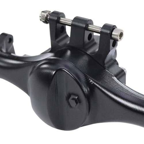 F10T Aluminum Front Rear Straight Axle Complete for 1/10 RC Crawler Axial SCX10 II Vanquish VS4-10 Phoenix F10T Upgrade Parts (Black Set) - color: Black Set