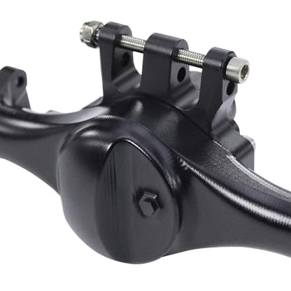 F10T Aluminum Front Rear Straight Axle Complete for 1/10 RC Crawler Axial SCX10 II Vanquish VS4-10 Phoenix F10T Upgrade Parts (Black Set) - color: Black Set