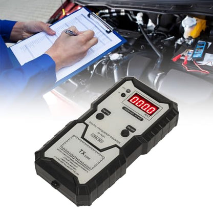 Remote Key Frequency Tester, 100MHZ to 1GHZ Infrared Remote Control Meter, Portable Key Fob Digital Counter for Access Control