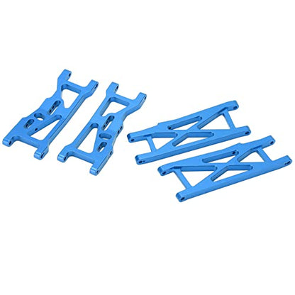 Dilwe RC Suspension Arms, RC Aluminum Front and Rear Suspension Arms for 22S SCT 1/10 RC Short Course Truck Upgrade Parts(Blue)