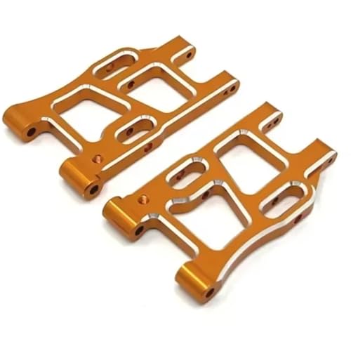 RC Models Components For LC For Racing PTG-2 PTG-2R 1/10 Metal Front And Rear Suspension Arm Steering Cup Hub Carrier Set Upgrade Parts(Gold) - color: Gold