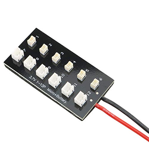 E-outstanding 1-Pack 3.7V Lipo Battery Balance Charging Board 1S Ultra Micro JST-PH Parallel Connect Plate Blade Inductrix Adapter Board for RC Toys
