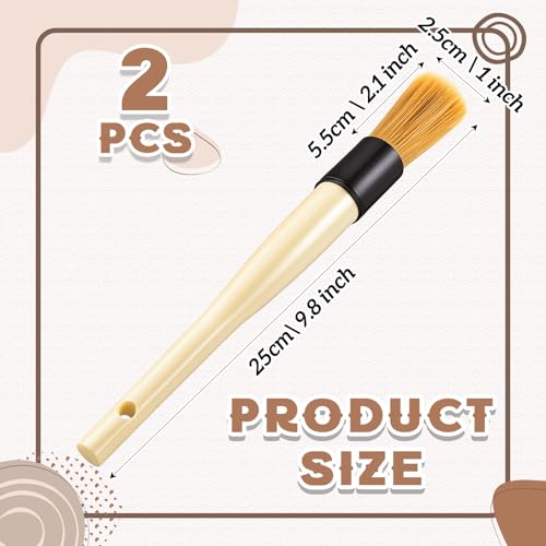 Patelai 2 Pack Parts Cleaning Brush Home and Auto Use Parts Cleaner for Cleaning Auto Engine, Small Motors, Car Detailing, Wheels, Boats, Air Vents, Machinery (Boar Bristle) - color: Boar Bristle