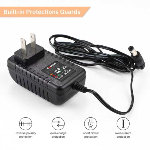 RC Battery Charger,2S-10S RC Car Charger for 4.8V 7.2V 8.4V 9.6V NiMh/NiCd Battery Pack with 19 Plugs(DO NOT Charge for Lipo/Li-ion/LiFePO4 Batteries)