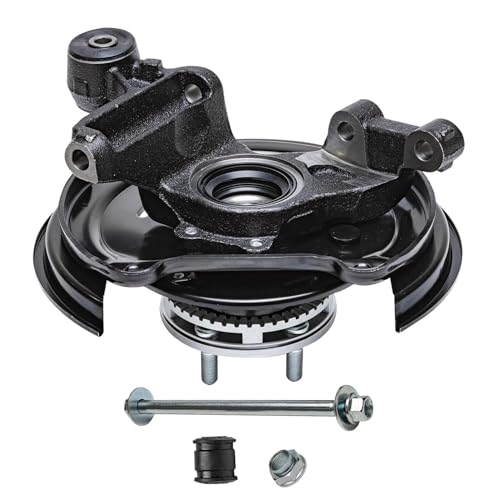 Detroit Axle - Rear Steering Knuckles & Hub Bearings Shock Absorbers | Replacement for 2003 2004 2005 Subaru Forester - 4pc Set - size: 4AU48644/Kit