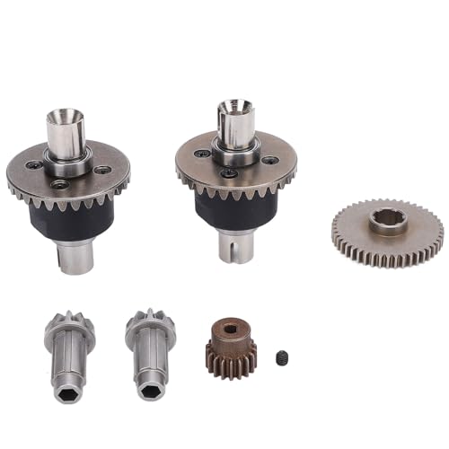 Metal Duty Differentials 16 RC RC Car High Hardness Differential Gear Set for 16 SCY 16101 16102 16103 Alloy Construction Easy Installation Complete Upgrade Kit