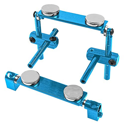 1Set ShareGoo RC Magnetic Body Post Stealth Invisible Body Shell Mount Column Kit Compatible with HSP Sakura D3 XIS Himoto HPI Tamiya TT-01 TT-02 1/10 RC Touring Car Drift Car (Blue) - color: Blue