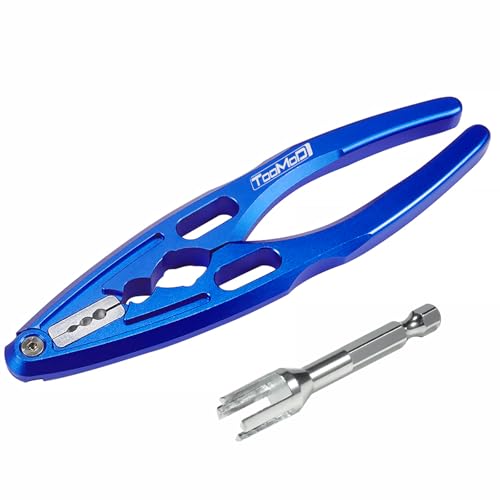 Oil Shock Absorbers Upgrade Compatible with 1/10 RC Cars | Fits Arrma / Axial / Losi / Tamiya - Oil Damper Upgrade - Blue - color: Blue