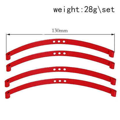 Compatible with TF2 1/10 RC Car Upgrade Parts Accessories 4pcs Steel Front and Rear Axle Shock Absorber for Leaf Springs RC Assortment