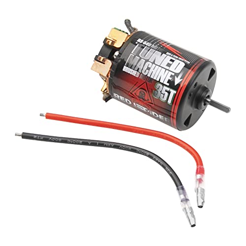ShareGoo RC 540 Brushed Motor Waterproof 35T/80T Compatible with Traxxas Axial SCX10 RC4WD D90 Tamiya Redcat HSP 1/10 RC Crawler Car Monster Truck Tractor (35T) - style: 35T