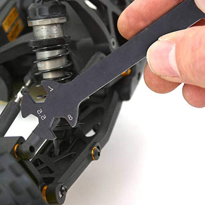:10 RC Tools RC Car Turnbuckle Wrench S Multi Function Wrench for Remote Control Model Cars Metal Accessory for Car Maintenance Versatile Tool for Easy Adjustments
