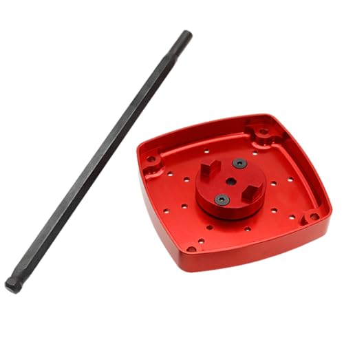 Rc Car Roto Starter for Zenoah CY 23cc 26cc 29cc 30.5cc Engine (Red) | for 1/5 HPI Rofun Rovan Kingmotor Baja Losi 5ive T FG Goped Redcat MCD DDT FID Racing Parts - color: Red