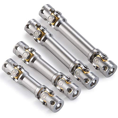 RC-Hub 1Pcs RC Driveshafts Metal Drive Shaft 45-50/47-57/55-67/60-80mm for 1:14 Tamiya Trailer Tractor Truck RC Crawler Car (60-80mm) - size: 60-80mm