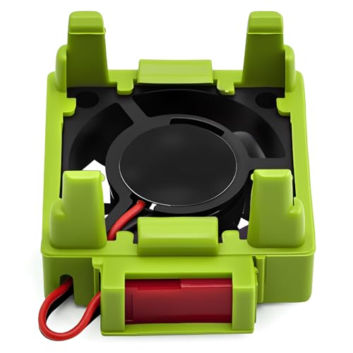 VXL-3s ESC Heat Sink Cooling Fan 28000RPM ESC Fan Heatsink for 1/8 1/10 RC Car Truck, Compatible with Traxxas Bandit/Slash/Stampede/Rustler 2WD/4X4 VXL-3s, Replace for #3340 Velineon(Green) - style: Green