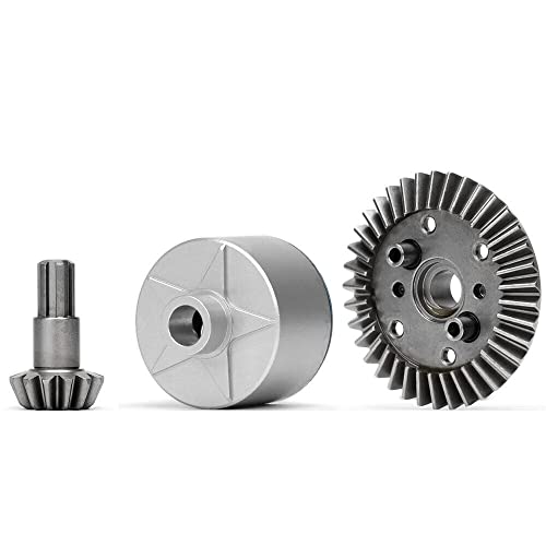 Differential Case 37T Main Gear & Input Gear 13t AR310872 for Arrma 1/10 Senton Big Rock Granite 3S BLX Diff Cover Outcast Kraton 4S 1/8 Typhon 3S