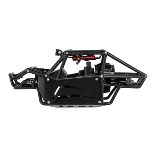 INJORA Black Rock Buggy Bodyshell for SCX24 C10 JLU Bronco Basecamp 4Runner - color: Black