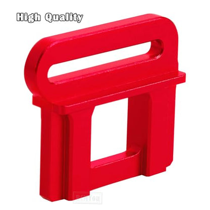 RC Tall Battery Holder Mount Hold Down Upgrades Part for 1/8 6S Maxx Slash / 4WD Sledge,Aluminium Battery Mounting Plate Tray Battery Holder Mount with Strap,Red - color: Red - (Upgrades)