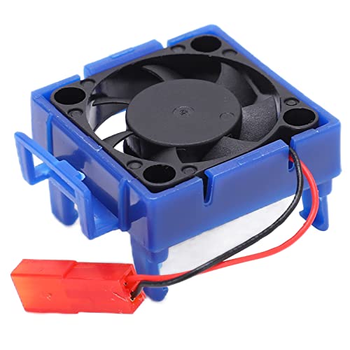 JTLB RC Motor Cooling Fan, Mini Motor Heat Sinks with Integrated Connector Clip, Compact Size for VXl‑3S ESC, Suitable for Slash, Bandit,