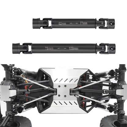 For Axial UTB18 For Capra 1/18 RC Car For Buggy Truck Model Upgrade Accessories Parts 2Pcs Steel Transmission Drive Shaft Joint RC Car Transmission Shaft