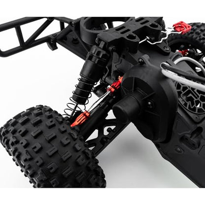 4PCS RC Linkage Rod Ends Metal Aluminum M4 Ball Joint Head M4 Link Linkage Rod End Balls Joint Head Set Compatible with Axial SCX10 II 90046 90047 D90 TRX4 RC Buggy Crawler Car Upgrades (Red) - color: Red