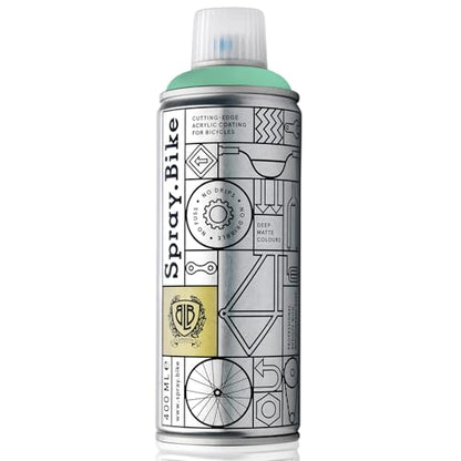 Spray.Bike Spray Paint - Ariel (Bright Mint Green) | Designed Mainly for Bicycles | Multi-Use Acrylic Spray Paint for Metal, Plastic | High Coverage Bike Paint, 400ml - color: Ariel
