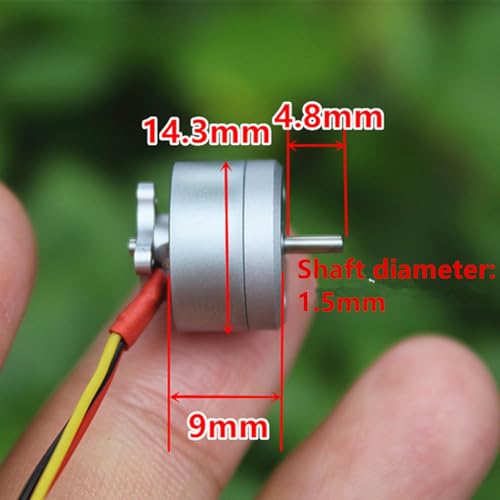 Mini Outer Rotor Brushless Motor 4300KV for RC Helicopter Drone RC Car Repair Parts YUBJIANG