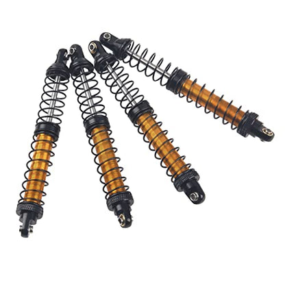 4Pcs ShareGoo Metal Shock Absorber 70/80/90/100/110/120mm Damper Compatible with Tamiya CC01 Traxxas TRX4 Axial SCX10 D90 D110 RR10 1/10 RC Crawler Car (110mm Hole Distance) - size: 110mm Hole Distance