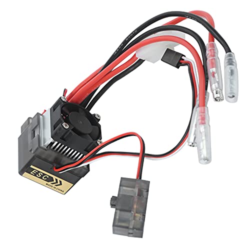 RC Brushed ESC 360A Brushless Motor ESC with Heat Sink and Cooling Fan Hand & Wrist Braces for 1/10 RC Crawler Car Arm Hand & Finger Supports