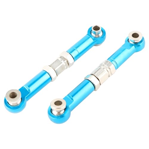 RC Upgraded Aluminum Adjustable Pull Rod Linkages Arm Tie Rod 16431 Spare Parts for H16GT H16DR H16BM H16R H16P H16E 16208 16209 16210 HB17 HB27 HP161S H17 H16P M161 M164 H16PL JC16EP Cars - color: Upgraded