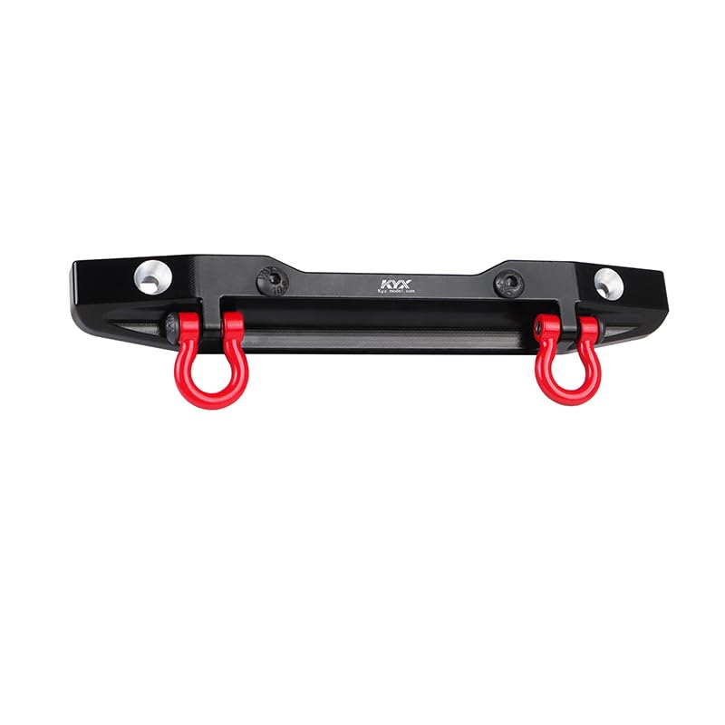 KYX Racing CNC Machined Aluminum Rear Bumper Upgrades Parts Accessories for 1/10 RC Crawler Car Axial SCX10 PRO