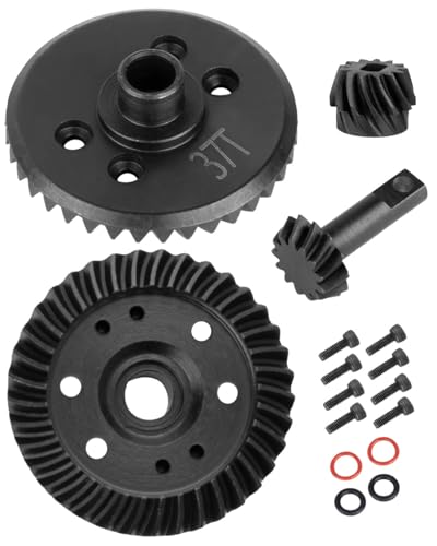 13-37T Front Rear Differential Gear Assembly Upgrades Part for 1/10 Slash 4×4 Stampede 4×4 VXL Hoss 4×4 VXL Revo Rustler 4×4 Slayer 4×4 Slayer Pro 4×4 Stampede 4×4 Summit T-Maxx XO-1 RC Car