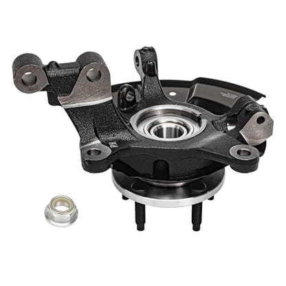 Detroit Axle - FWD Front Right Steering Knuckle CV Axle for 11-14 | Ford Edge, 11-15 Lincoln MKX, Passenger Side Steering Knuckle & Wheel Bearing Hub CV Axle 2011 2012 2013 2014 Replacement - size: 2UX48706/Pair