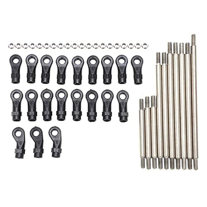 Yinhing RC Metal Link Tie Rod Pull Rod Set with End Balls for 313Mm Wheelbase 10 RC Car High Design for Improved Performance and Enhanced Control in Adventures