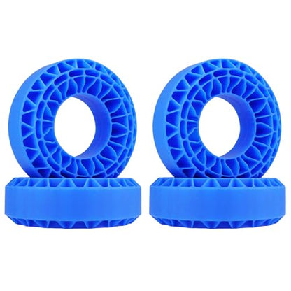 HobbyPark 1.9 Tires Silicone Inserts Foam fit 118-122mm for 1/10 Scale RC Crawler Trucks Wheel Tires, Super Soft, 4pcs (Navy Blue) - color: Navy Blue
