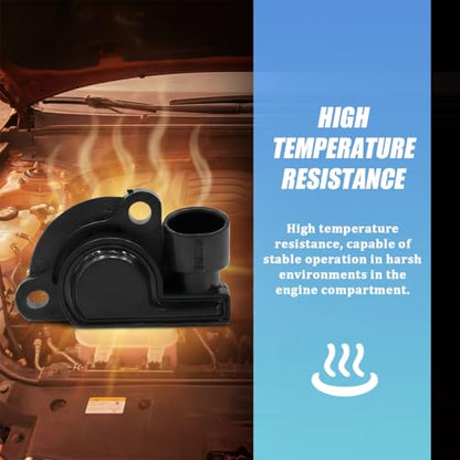 Car Throttle Position Sensor, Vehicle TPS Accelerator Pedal Gas Fuel ldle Air Control Valve Sensor, Automotive Replacement Accessories, Replace OEM#17087400 17111815