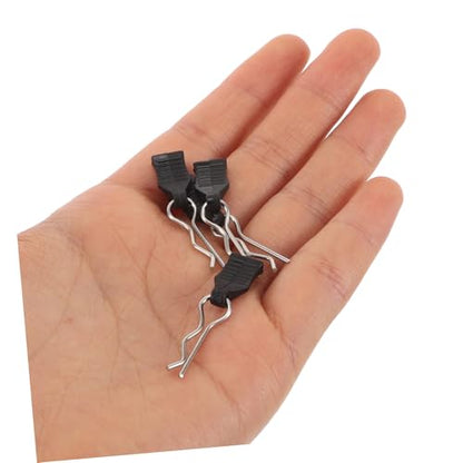 Toddmomy 20pcs Rc Car Body Clips Pull Tabs Fixing Clips Strong Fasteners for Rc Vehicle Parts Fit