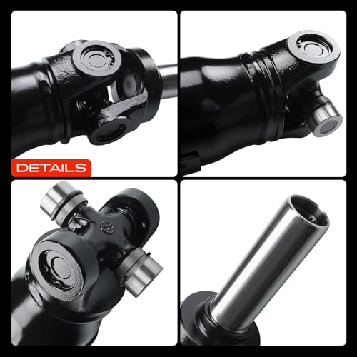A-Premium Rear Drive Shaft Driveshaft Assembly Complete Prop Shaft | Compatible with Chevrolet Colorado & GMC Canyon 2004-2012 4WD AWD, Eliminates Drivetrain Vibration - size: Rear, style: 4WD AWD, Except Standard Cab Pickup