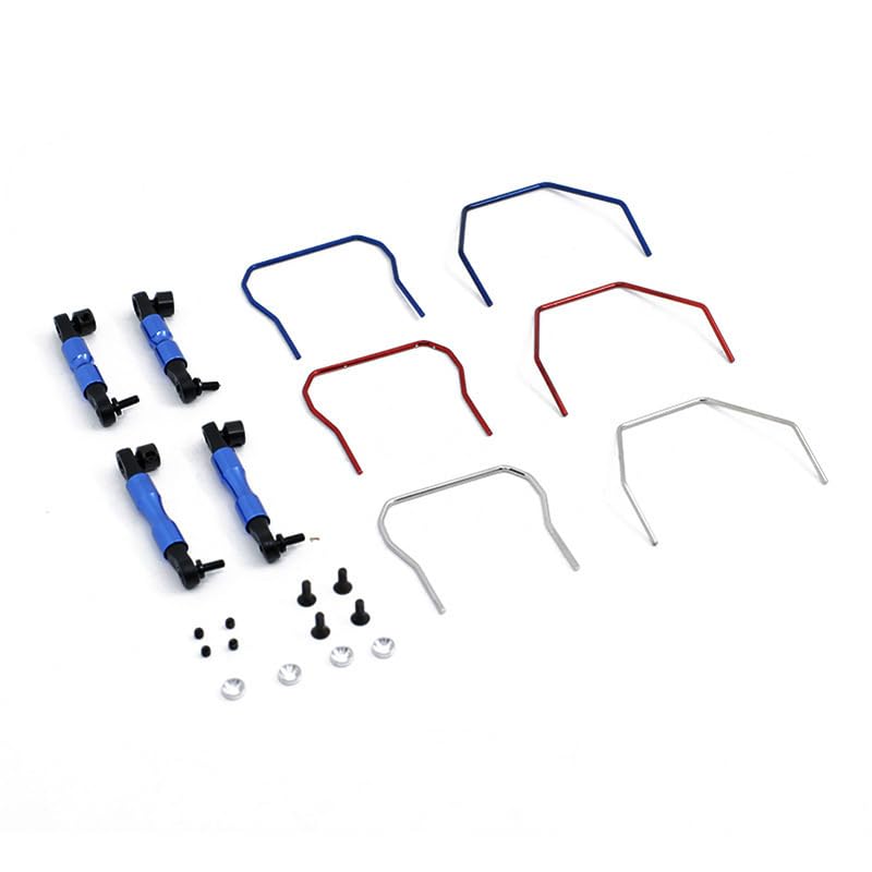Front and Rear Sway Bar Kit SLF311 for Traxxas 4X4 Slash Stampede Rustler Rally RC Car Upgrade Parts