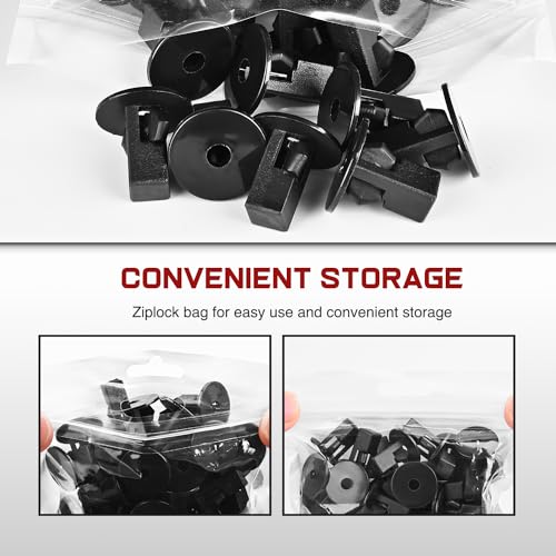 Nilight 120PCS Car Bumper Retainer Clips Bumper Fender Liner Kit | for Lexus Toyota 4Runner Tacoma RAV4 Scion 75495-35010 75397-35010 90189-06065 90189-06013 with 1 Fastener Remover - color: For Lexus Toyota - 120 Clips