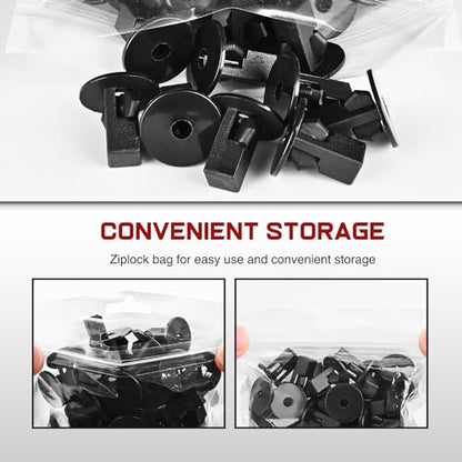 Nilight 120PCS Car Bumper Retainer Clips Bumper Fender Liner Kit | for Lexus Toyota 4Runner Tacoma RAV4 Scion 75495-35010 75397-35010 90189-06065 90189-06013 with 1 Fastener Remover - color: For Lexus Toyota - 120 Clips